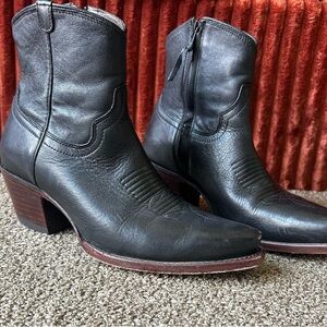 Tecovas Black Ankle Boots